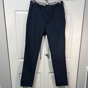 Ted Baker London Navy Slim Chinos